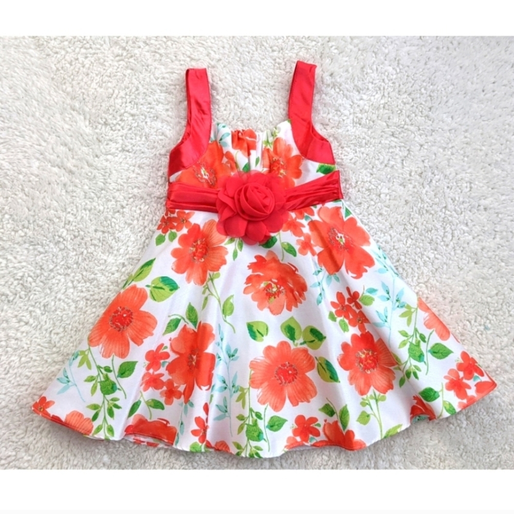 Youngland Girls Size 4 Floral Dress